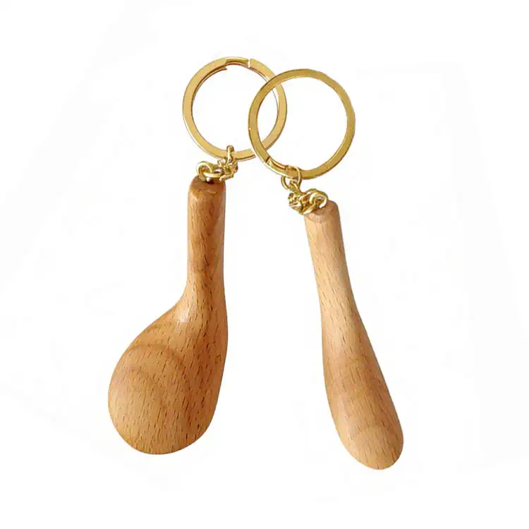 Wooden Mini Golf Club Keyring Decoration Craft