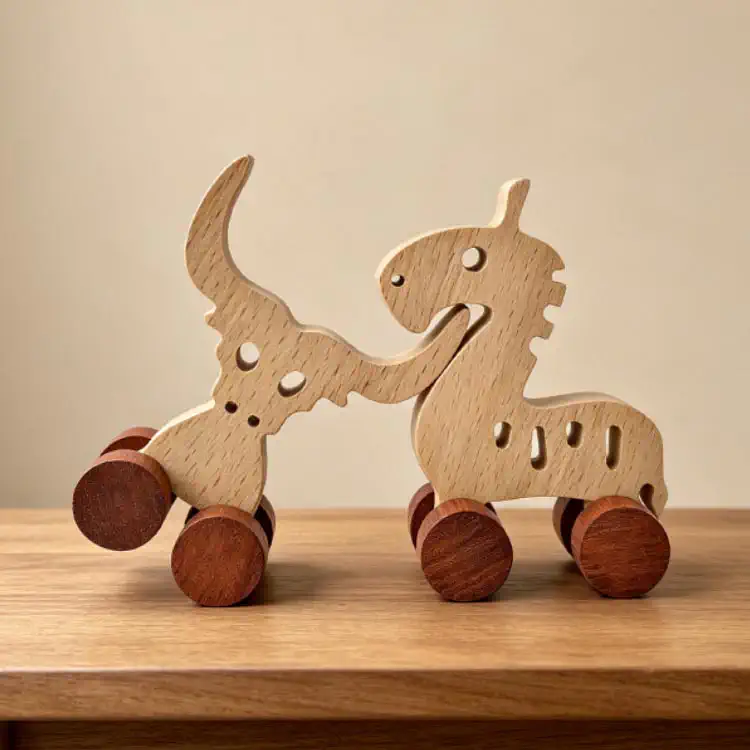 Custom Wooden Alphabet Toys Handmade Gift Crafts For Kids