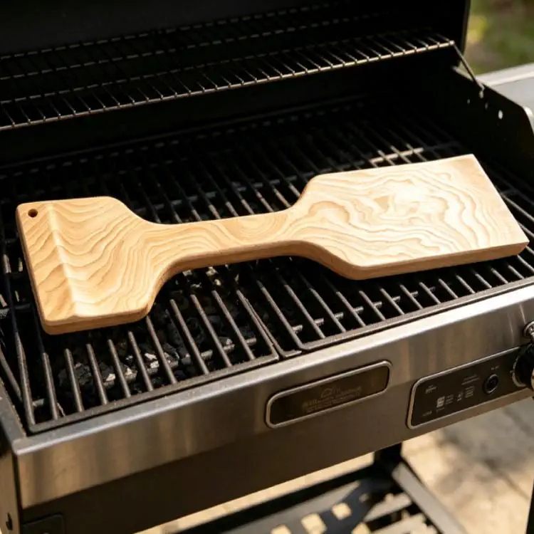 Natural Wooden Kitchen Cooking Utensils BBQ Tools OEM