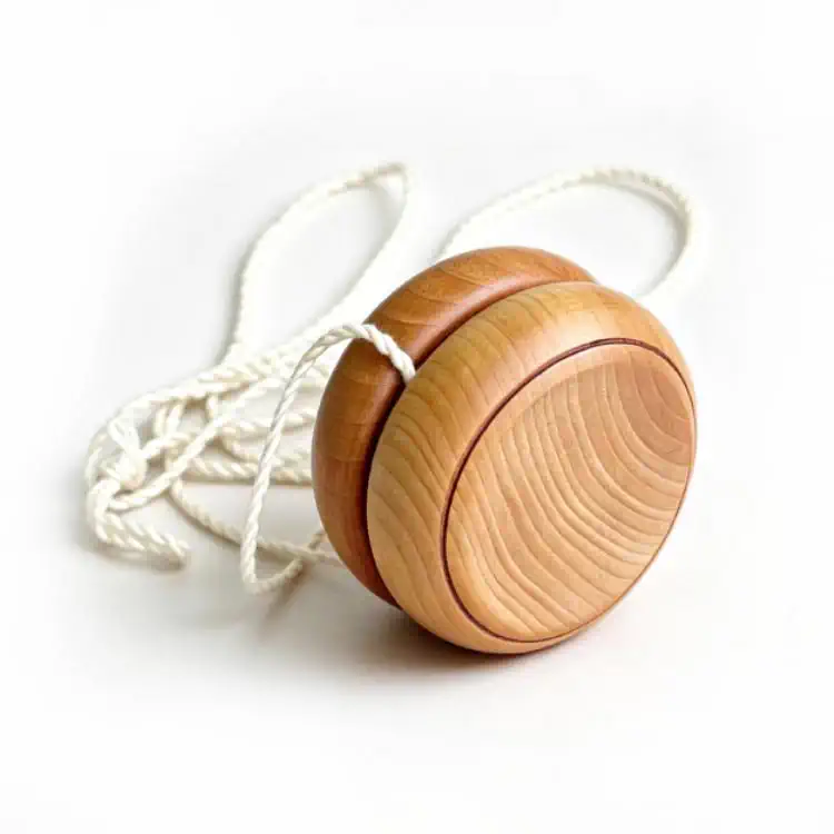 Unfinished Natural Solid Wooden Classical Yoyo Custom Craft