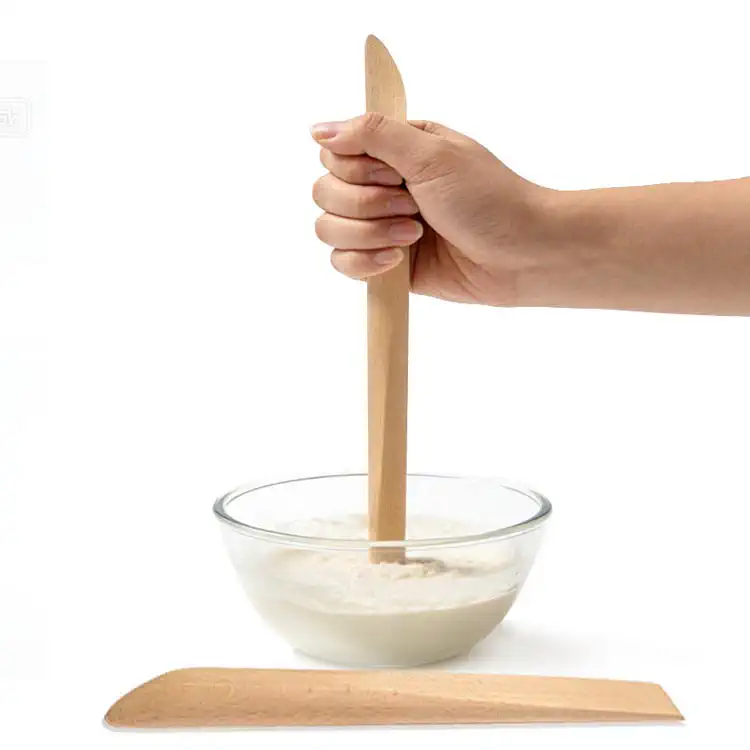 Natural Wooden Sourdough Mixing Stir Stick Baking Tool