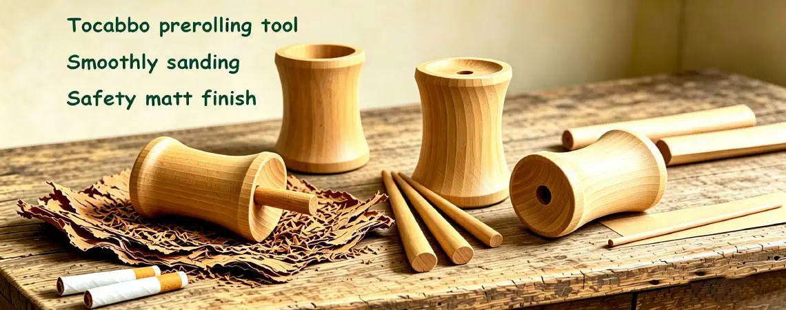 Wooden Tobacco Prerolling Tool Craft Product Banner