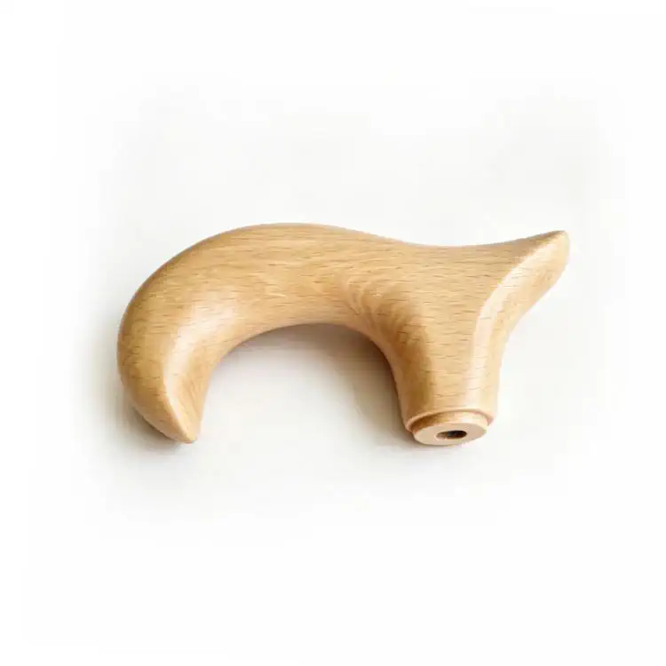 Professional Wooden Walking Stick Handle Custom Wood Turning