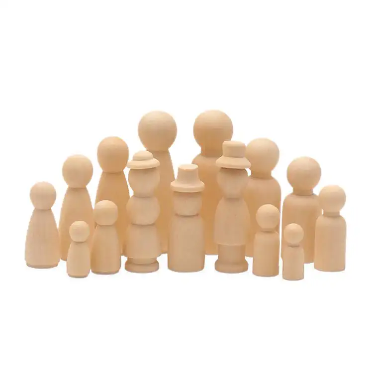 Unfinished Wood Peg Blanks Custom Wood Turning Accessories