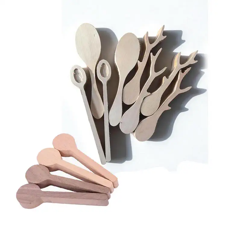 Unfinished Wood Spoon Blanks For Custom Kitchenware Craft